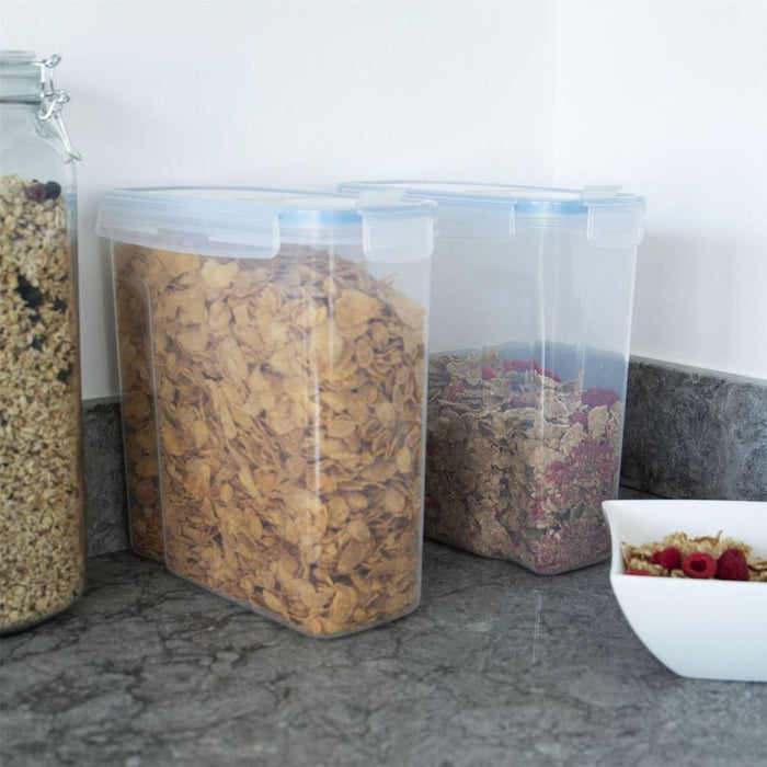 Fresh Cereal Containers - Set of 4 | Snap Lock Airtight Technology