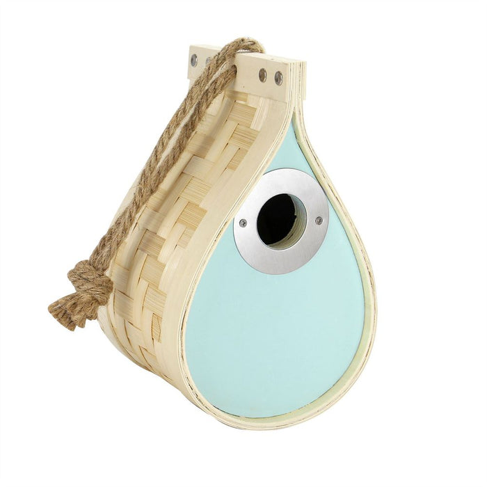 Dewdrop Nest Box Bird | M&W | Natural Bamboo | Attract Birds & Butterflies | Easy to Clean