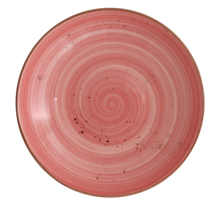 Porcelain Pasta Plates Pebble Pink 21cm