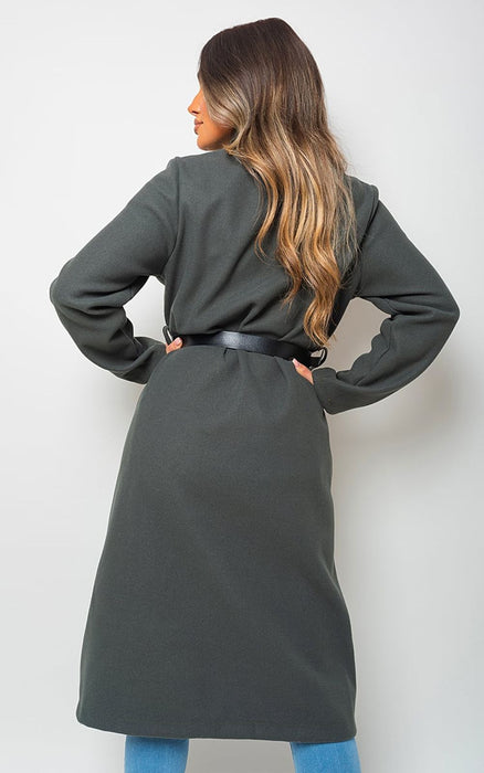 Delilah Wrap Belted Long Coat - Stylish, Warm, and Timeless! 🧥🌟