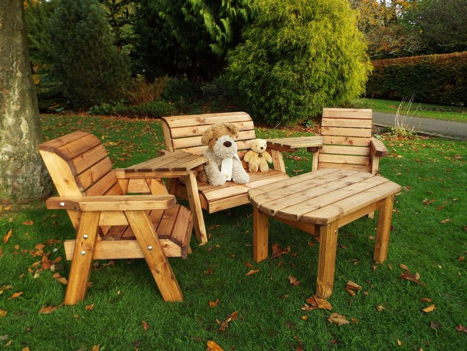 Premium Kids 4-Seater Multi Set - Handcrafted in Britain, FSC wood, rustproof & 10-year warranty