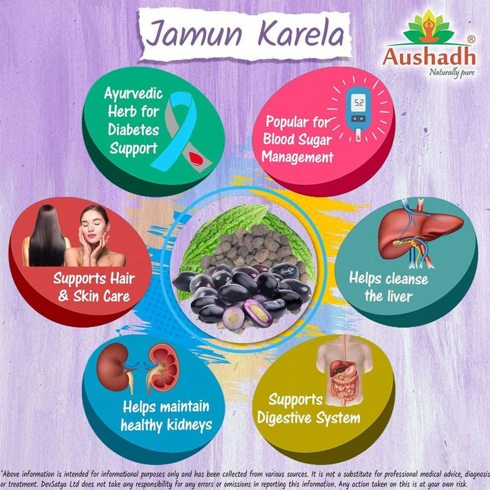 Premium Jamun Karela Powder - All-Natural Ayurvedic Blend for Optimal Wellness