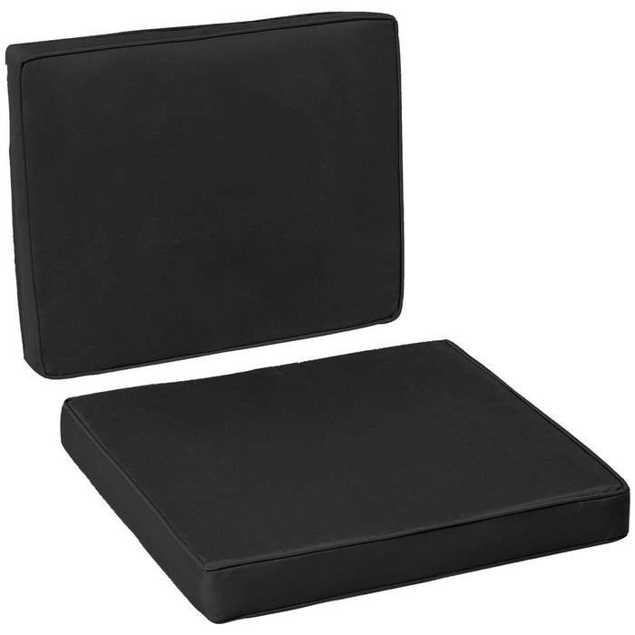 Premium Seat Cushion and Back Pad Set for Rattan Furniture - Enhance Comfort and Support