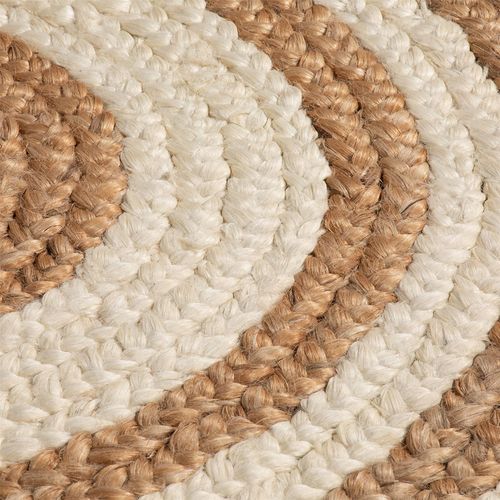 Altrincham Bleached Jute 120x120cm Circle Rug