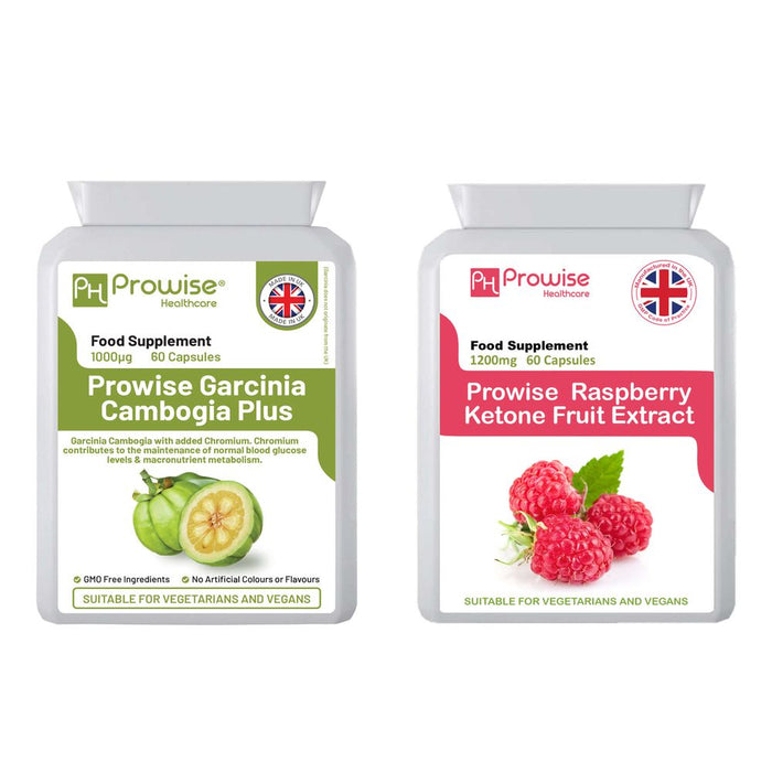 Super Strength Raspberry Ketones + Garcinia Cambogia by Prowise Healthcare