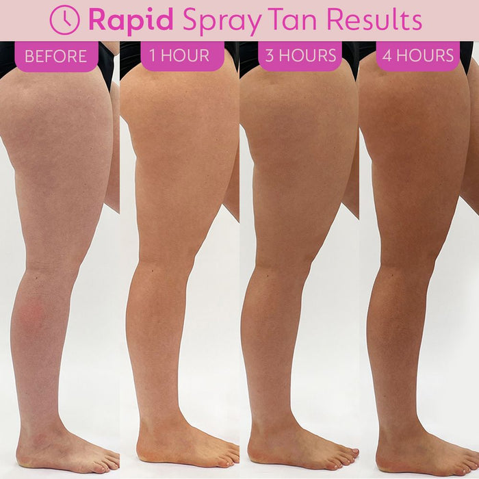 He-Shi Rapid 1 Hour Spray Tan - Medium to Dark - No Smell