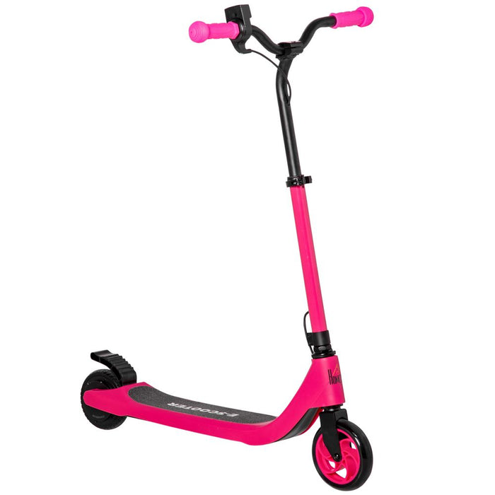 120W Electric Scooter w/ Battery Level Display, Rear Brake - Pink HOMCOM