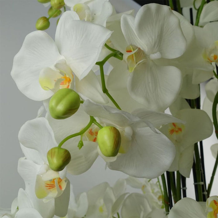 150cm Giant White Orchid Plant - Artificial - 189 Real Touch Flowers - High Quality