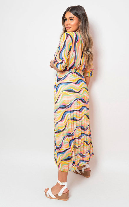 Stunning Long Sleeve Maxi Dress with Belt - High-Quality & Versatile - Perfect for Any Occasion!