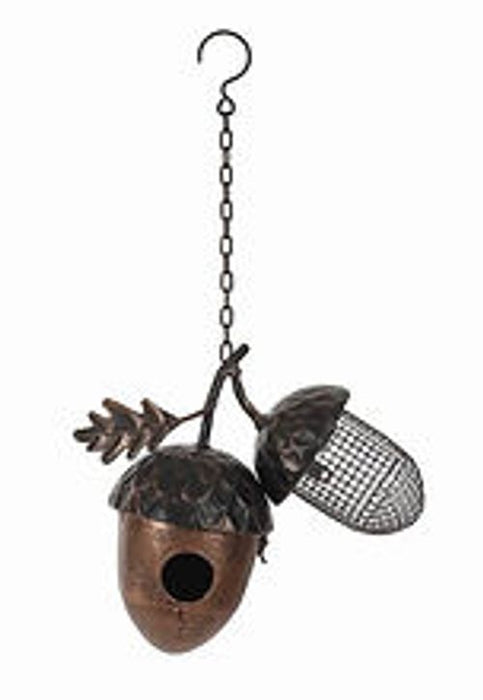 18" METAL HANGING BIRDFEEDER