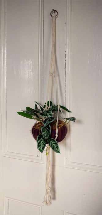 Premium 85cm Hanging Artificial Pothos Plant with Planter - High-Quality & Ready-to-Display