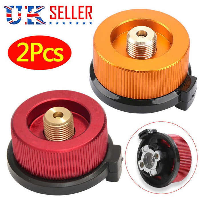 Camping Burner Cartridge Gas Fuel Canister Stove Cans Tank Adapter Converter