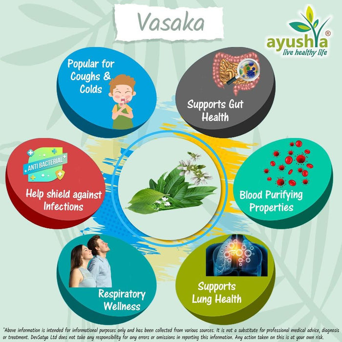 Premium Vasaka (Adulsa) Capsule - Boost Respiratory Health