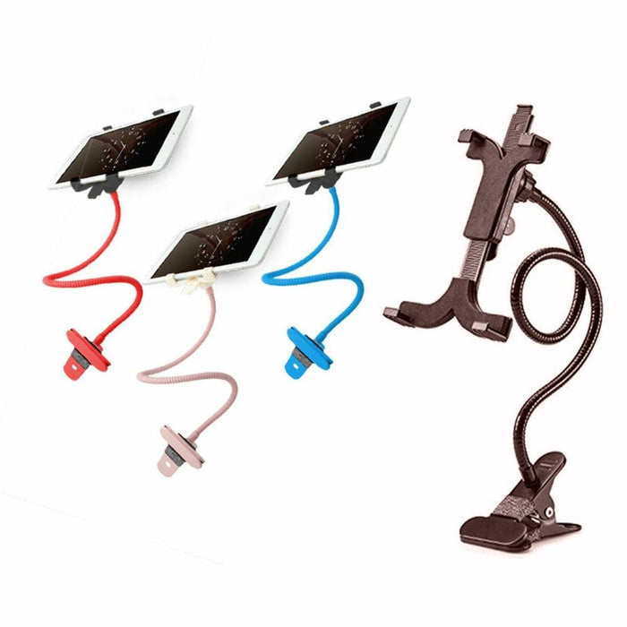 Aquarius 360° Clamp Tablet Holder - Blue/Red/Rose Gold, Best Quality for Smart Devices