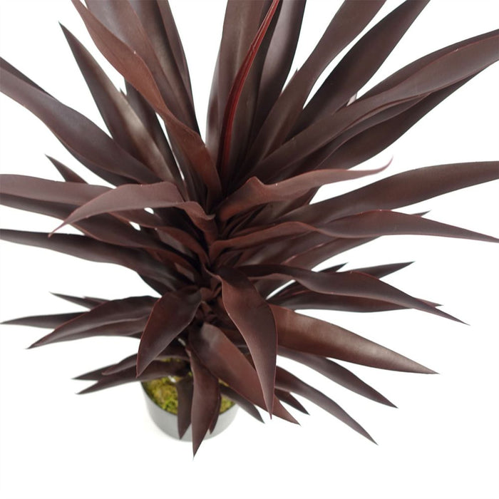 High-Quality 85cm Dark Red Yucca Plant - Artificial