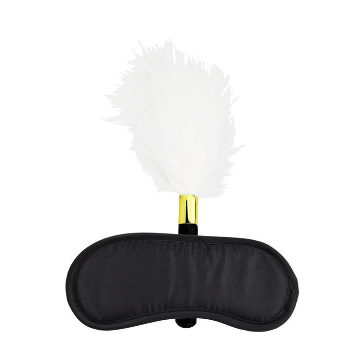 Sensory Bliss. Soft Eye Mask & Feather Tickler Kit. Perfect for Sensuous Pleasure & Restraint Play