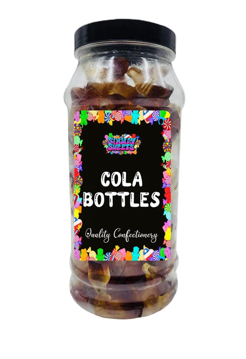 Premium Cola Bottles: Retro Gummy Sweets in Gift Jar - Top Quality, Fast Delivery