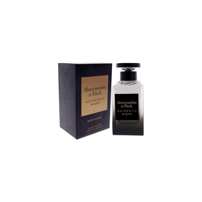 Abercrombie & Fitch Authentic Night Man  Eau De Toilette Spray 100ml