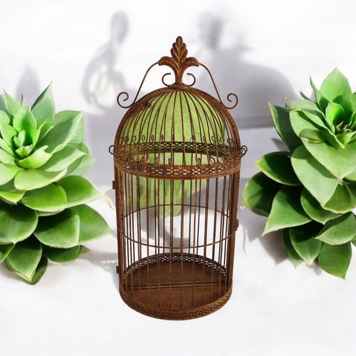 63CM RUSTY WALL MIRROR