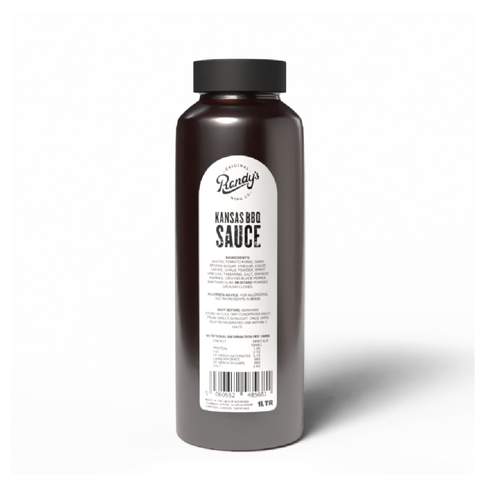 Kansas BBQ  6 x 1ltr Rich Smokey BBQ Sauce