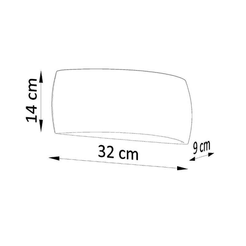 Wall lamp ceramics Pontius modern Design G9