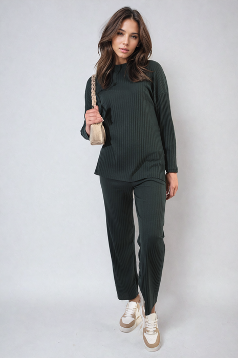 Annalise Knitted Top and Trouser Co-ord Set