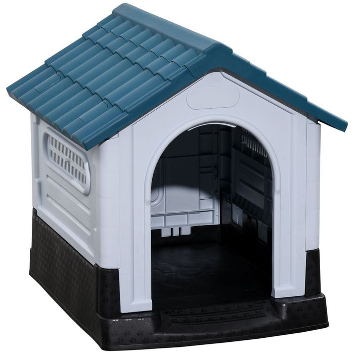 Ultimate Outdoor Relaxation: XS Dog Kennel, Sheltered & Ventilated, 64.5 x 57 x 66cm