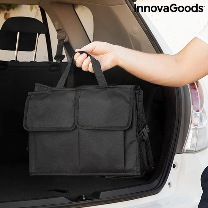 Folding Car Trunk Organizer Storage Bag | Velcro Grip, 55L Capacity | Multifunctional & Easy to Use