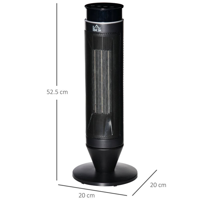 High-Quality Ceramic Tower Space Heater w/ 42� Oscillation, Remote Control & 8Hr Timer