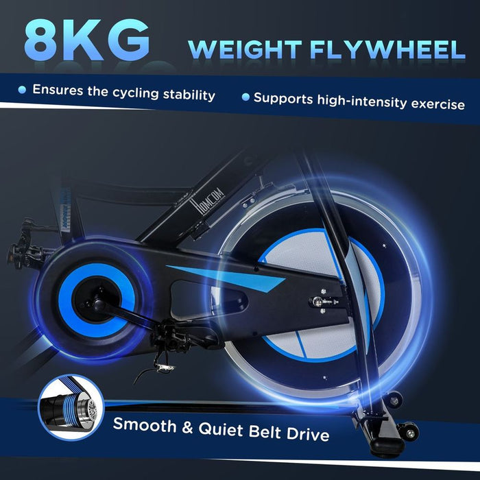 High-Quality 8kg Flywheel Exercise Bike - Indoor Cycling Cardio Workout Stationary Bike