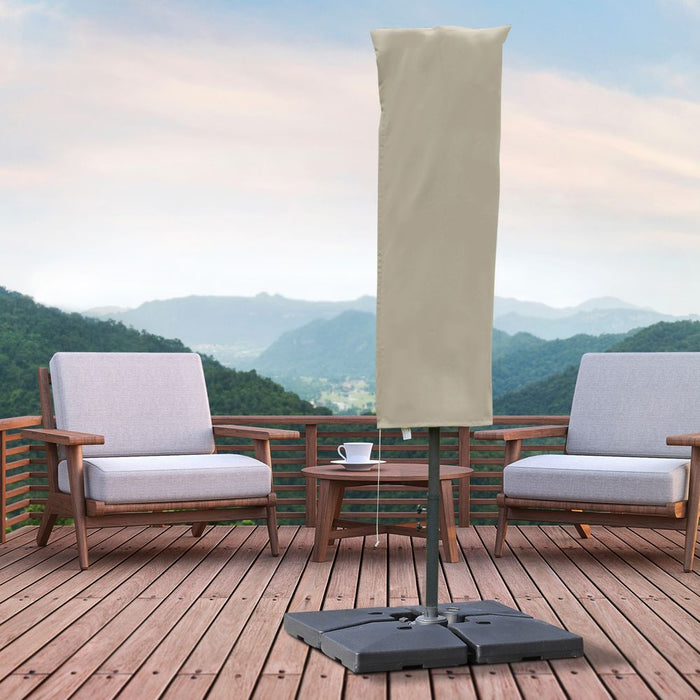 Weatherproof Cantilever Umbrella Cover with Zipper - Outdoor Parasol Protector