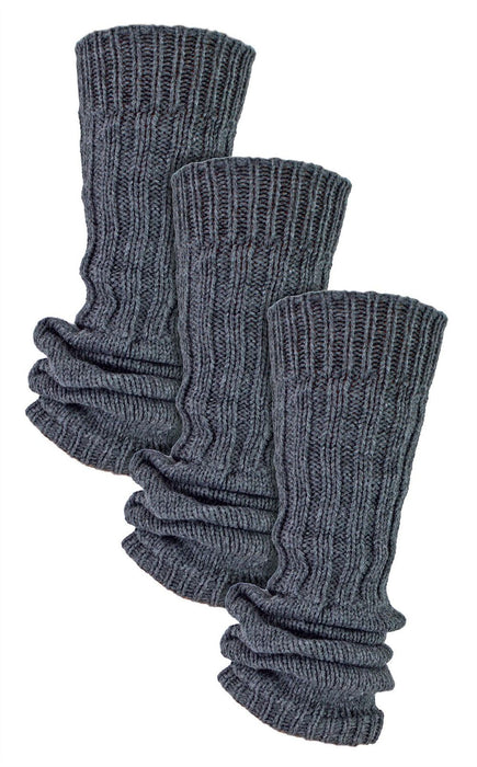 Sock Snob - Ladies 3 Pack Chunky Leg Warmers