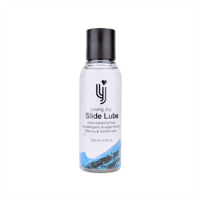 Loving Joy Slide Water Based Lubricant 100ml - Paraben-Free, Safe for Toys & Condoms