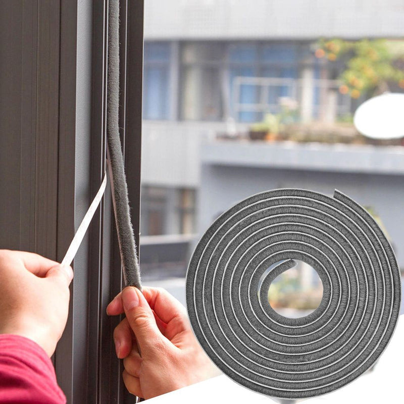 ASAB Adhesive Pile Weatherstrip - Soundproof, Windproof, Dust Proof