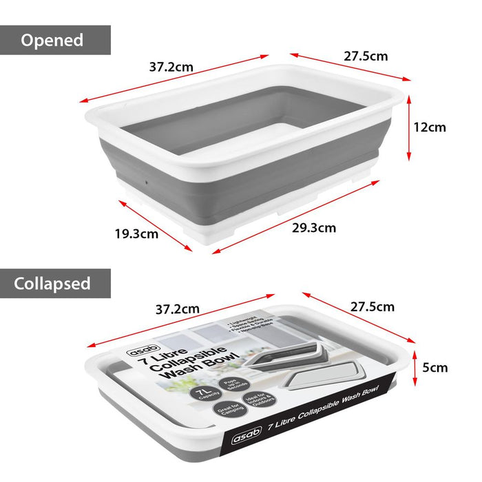 Premium Collapsible Washing Up Bowl | Durable & Space-Saving | Ideal for Camping & Outdoor Use