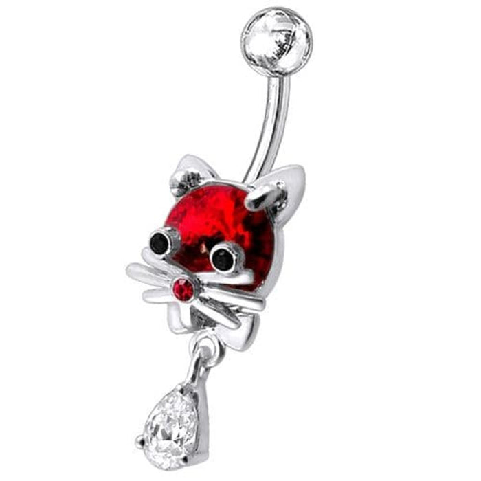 Jeweled Cat Dangling Navel Banana