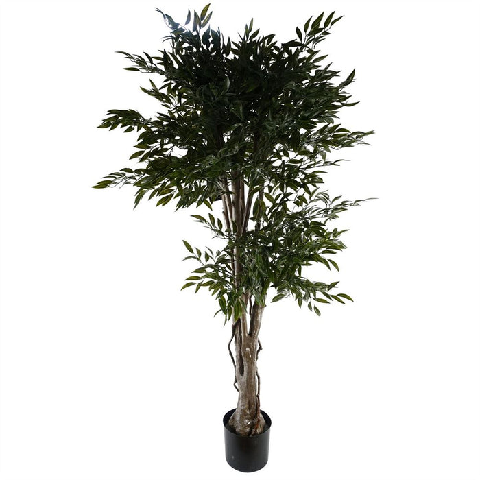 Premium 140cm UV Ruscus Tree - Lifelike & Durable - Outdoor Use