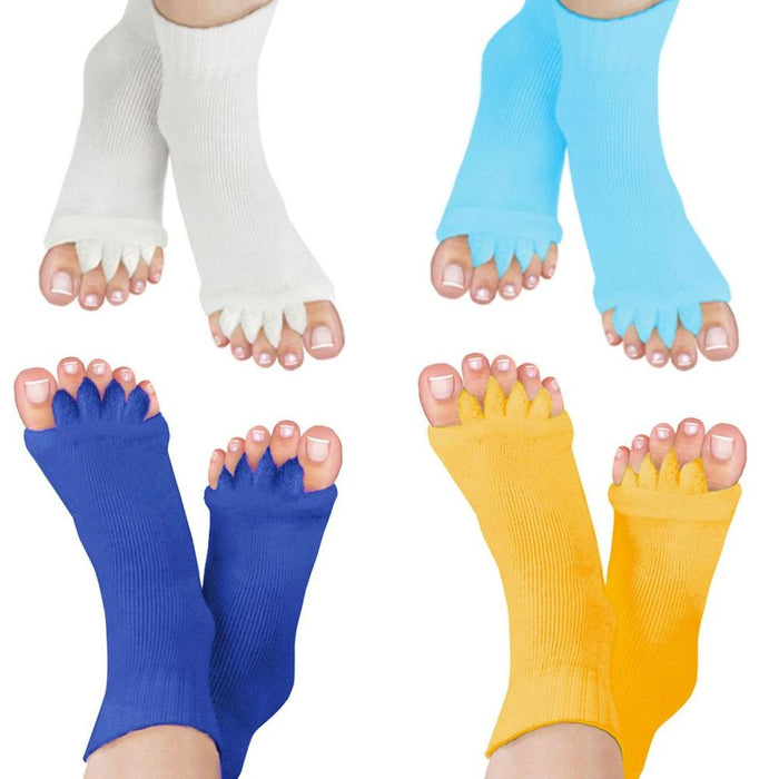 Relieve Foot Pain with Foot Alignment Socks, Choice of Colour, One Size Fits All