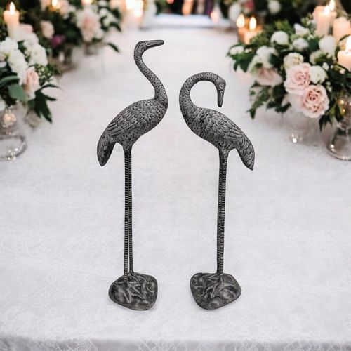 88/82CM SET 2 CAST IRON CRANE