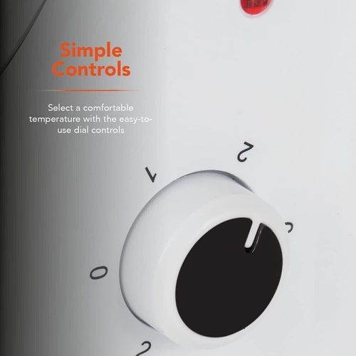 Daewoo 2 Bar Ceramic Heater 1200W 2 Heat Setting