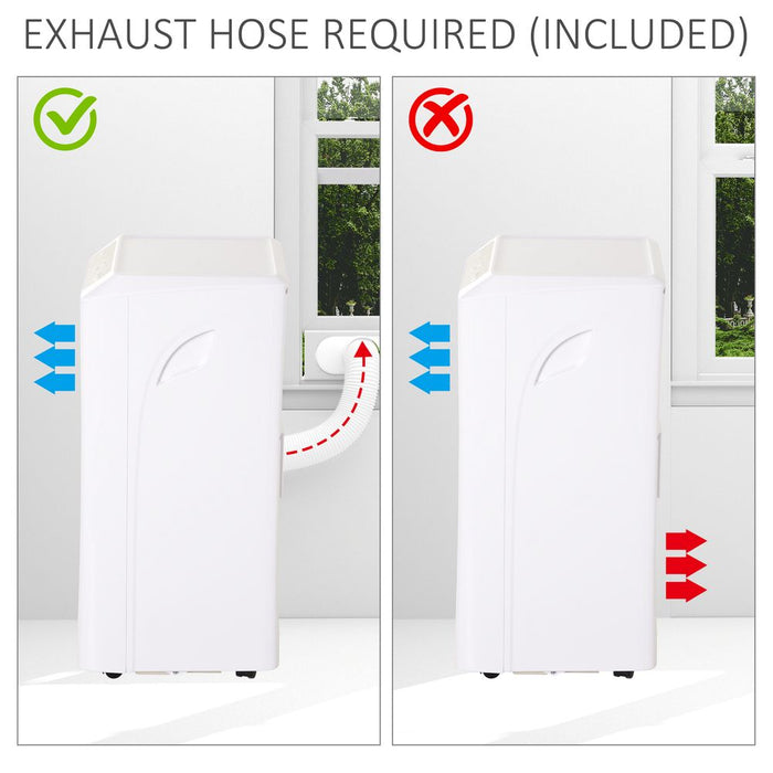 Portable White Air Conditioner, Cool Sleep Mode, RC, High Quality