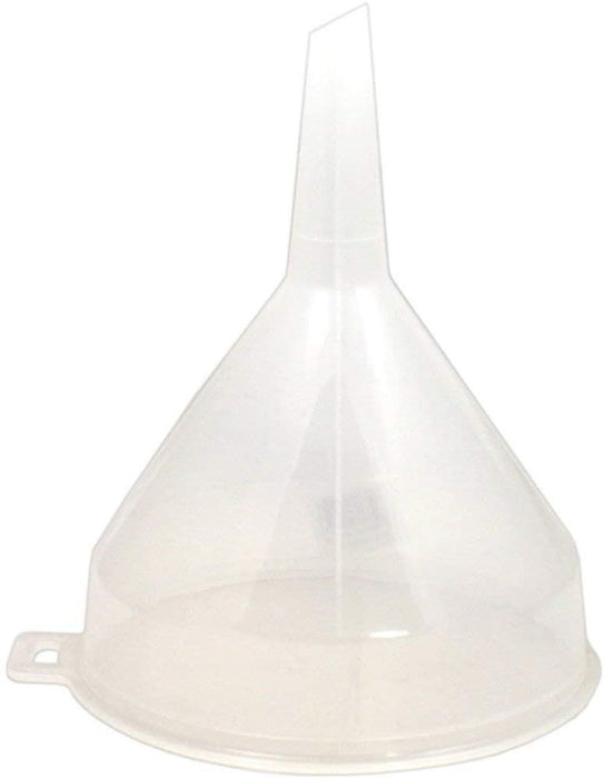 Whitefurze 2x Premium 14cm Clear Plastic Funnel | High-Quality