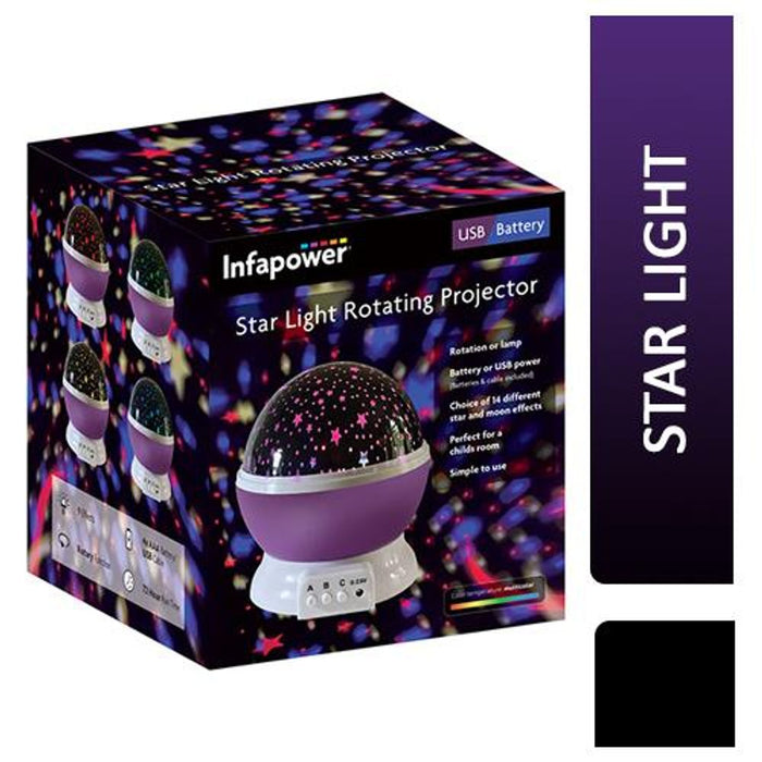 Premium Infapower Star Light Projector: High-Quality, Dazzling Rotating Stars, Perfect for All Ages