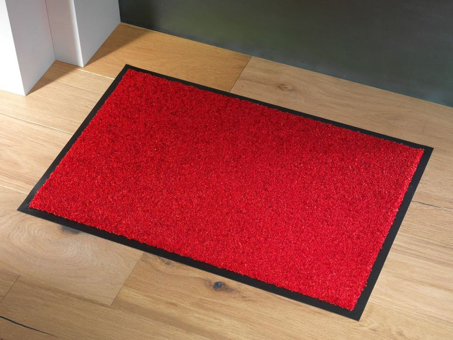 Premium Washable Dark Red Mat - 90 X 250 - Top Quality for Home & Office - Enhanced Look & Maximum Safety