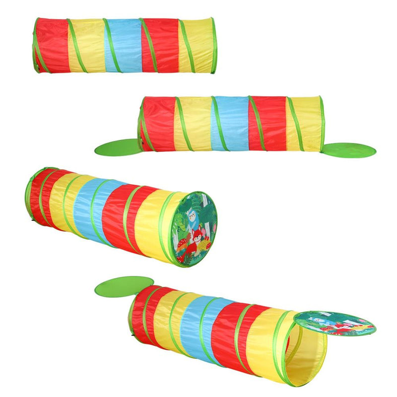 SOKA Play Tunnel: Multicoloured Pop Up Jungle Indoor/Outdoor Garden Tents for Kids - High Quality & Endless Fun