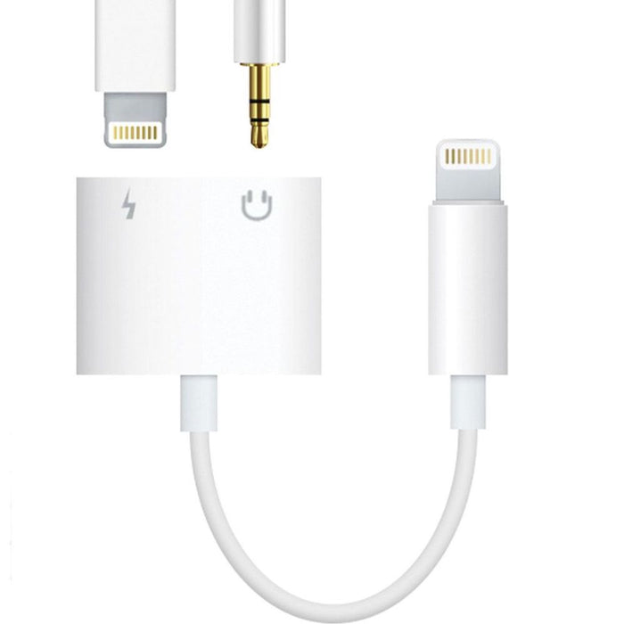 The FX Factory Lightning & 3.5mm Audio Adapter, White