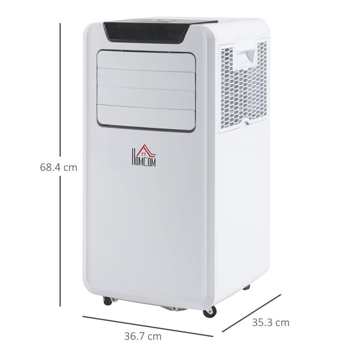 10000 BTU Mobile Portable Air Conditioner Room Ac Unit w/ RC, White