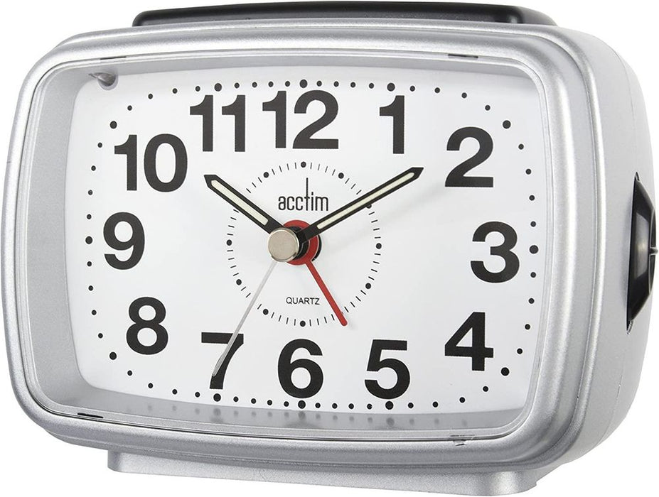 Acctim Titan 2 Large Beep Alarm Clock | Silver | 13882