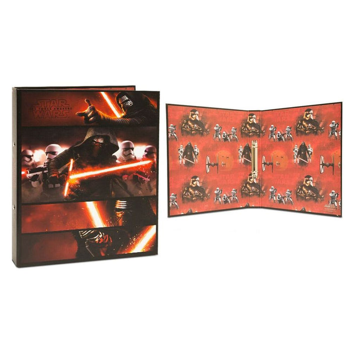 Star Wars Kylo Ren A4 Notebook - Officially Licensed Stationery with Metal Rings - Perfect Gift for Star Wars Fans