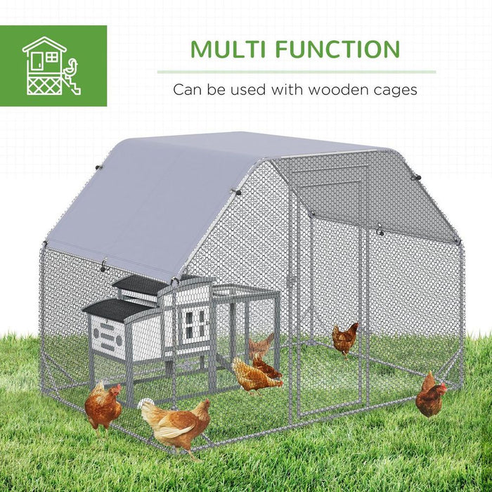 Spacious Chicken Coop | Roofed Run | Fits 4-6 Chickens | High Quality